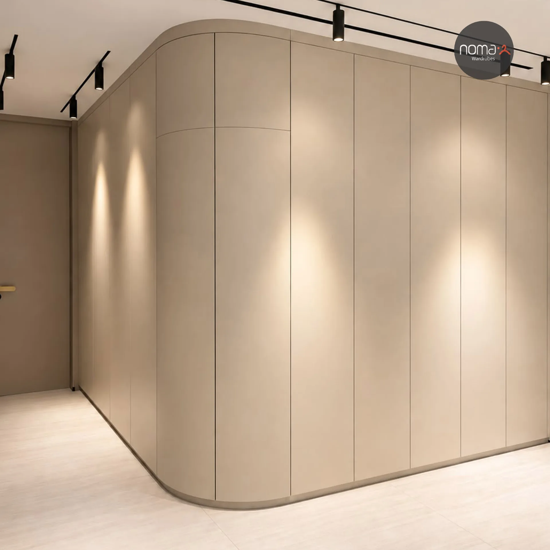 Curve wardrobe