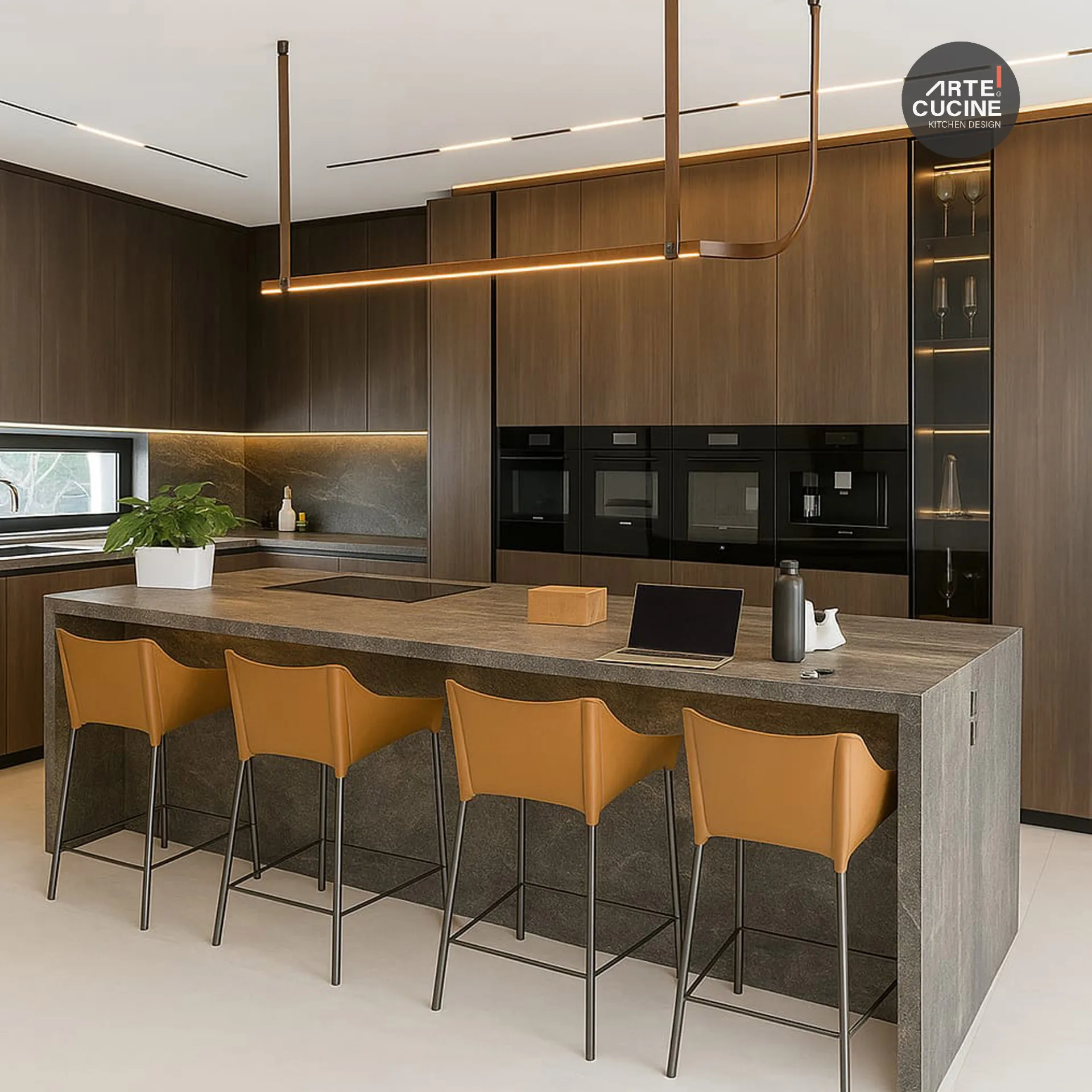 Warm Wood Kitchen